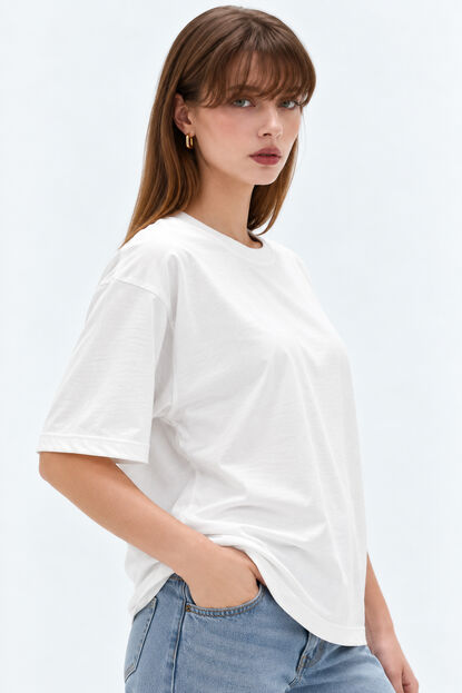 REMERA BINAGA 70809 MARFIL  / OFF WHITE image number null
