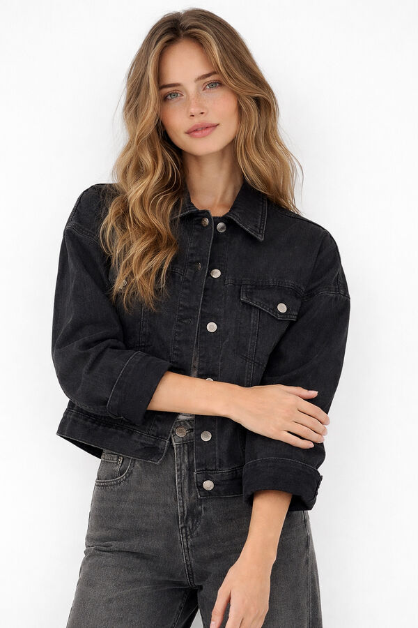 CAMPERA ILVANE NEGRO image number null