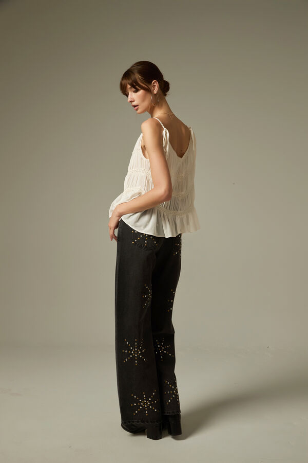 MUSCULOSA JATA MARFIL  / OFF WHITE image number null