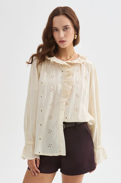 CAMISA JIARDIN 70607 CRUDO / NATURAL image number null