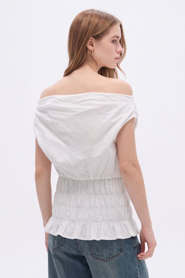 BLUSA TILAER 70809 MARFIL  / OFF WHITE image number null