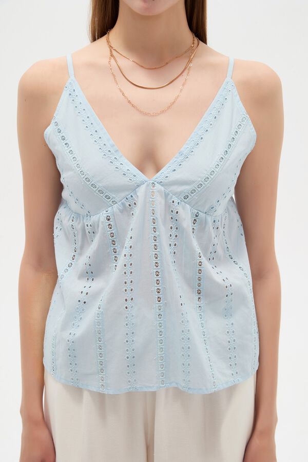 MUSCULOSA CUSIA 70809 CELESTE CLARO image number null