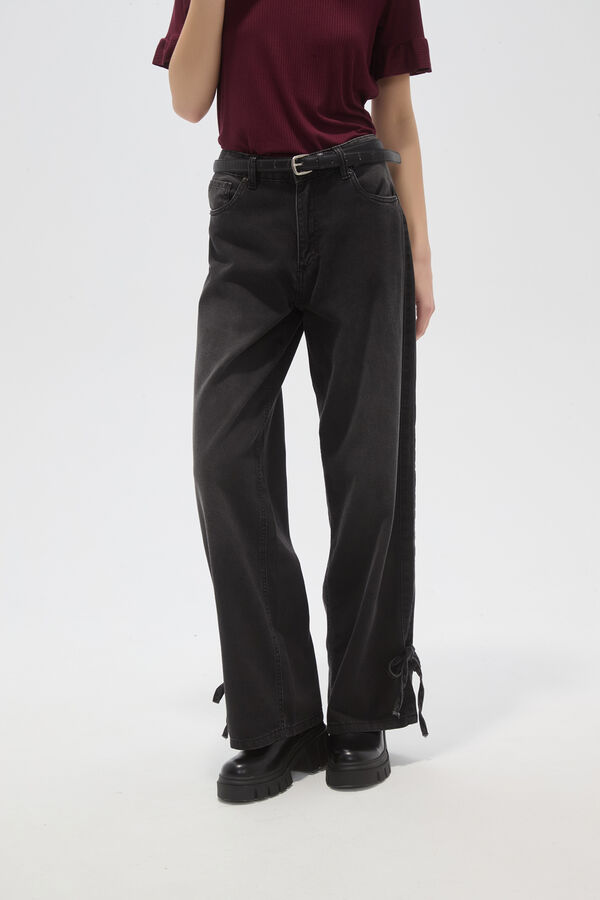 PANTALON MIORA GRIS MEDIO image number null