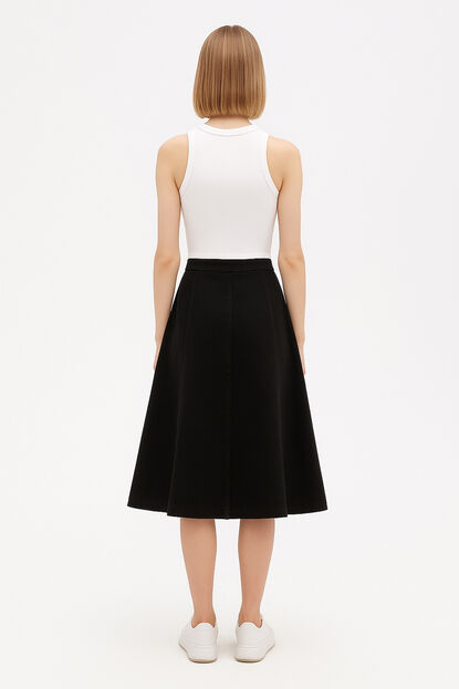 FALDA AUNIN NEGRO image number null