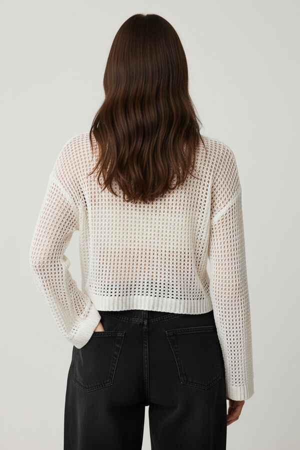 SWEATER LABSKY MARFIL  / OFF WHITE image number null