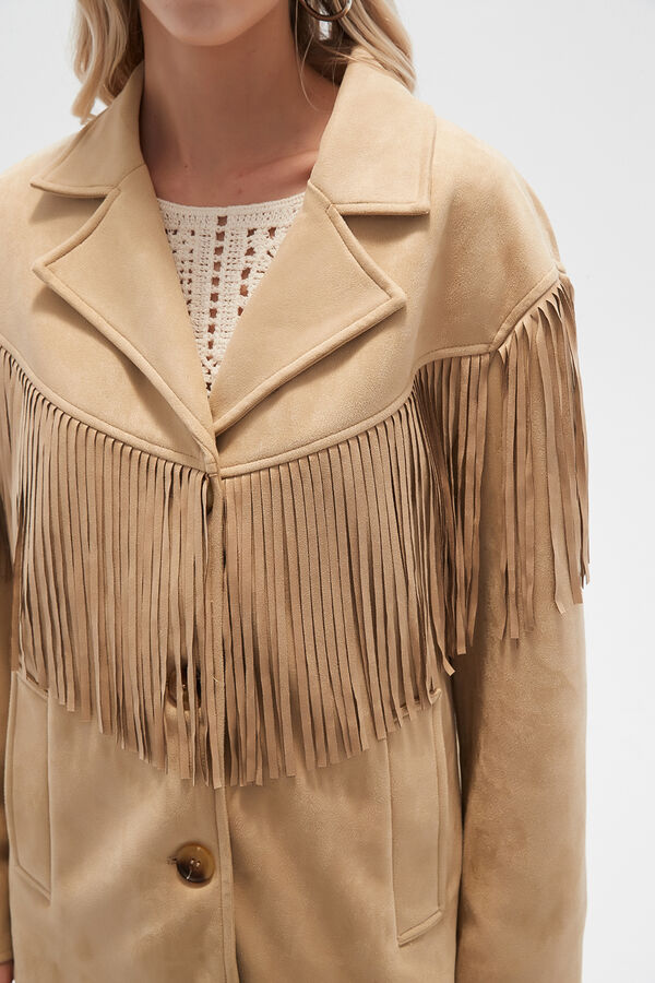 CHAQUETA LIMONA BEIGE image number null