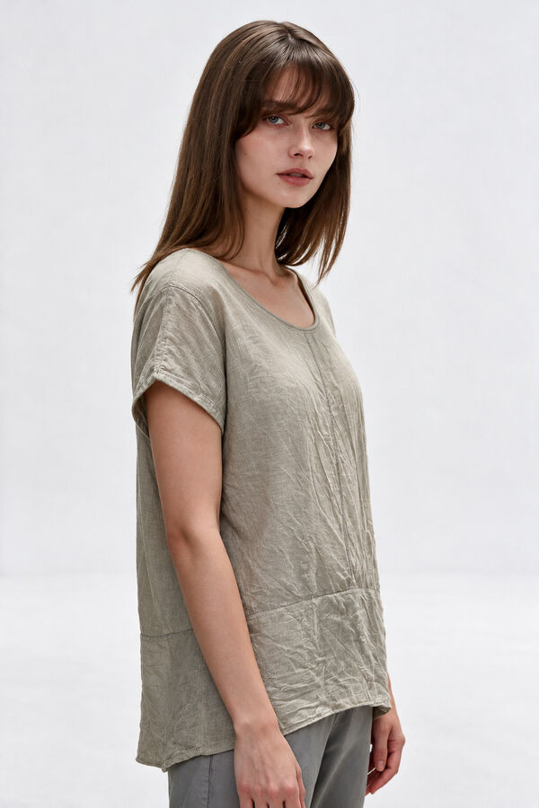 BLUSA MARIXA 70809 VERDE GRISACEO image number null
