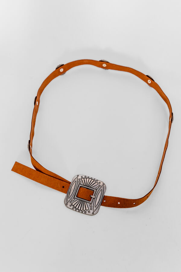 Cinturon Shields MARRON MEDIO image number null