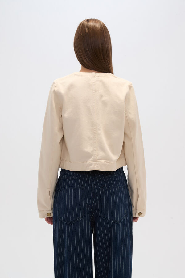 CHAQUETA YALE CRUDO / NATURAL image number null