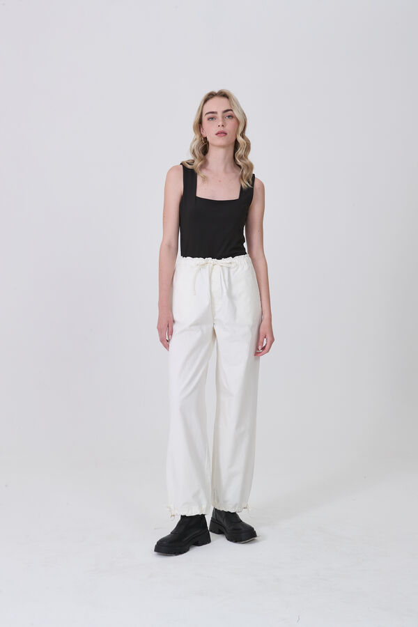 PANTALON ERGA MARFIL  / OFF WHITE image number null