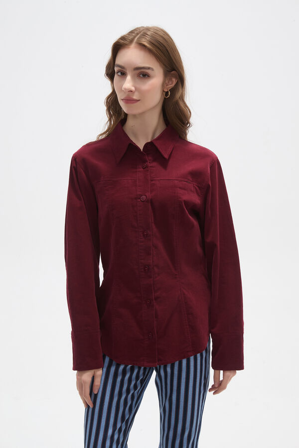 CAMISA RAVIKA BORDEAUX image number null