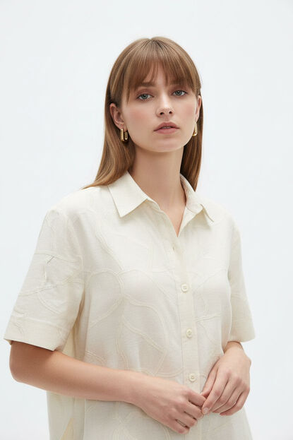 CAMISA LUALE 70809 ARENA MELANGE image number null