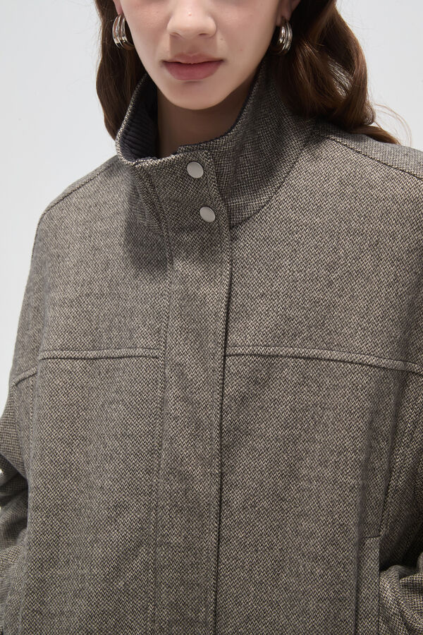 CAMPERA NAIAR GRIS MELANGE image number null