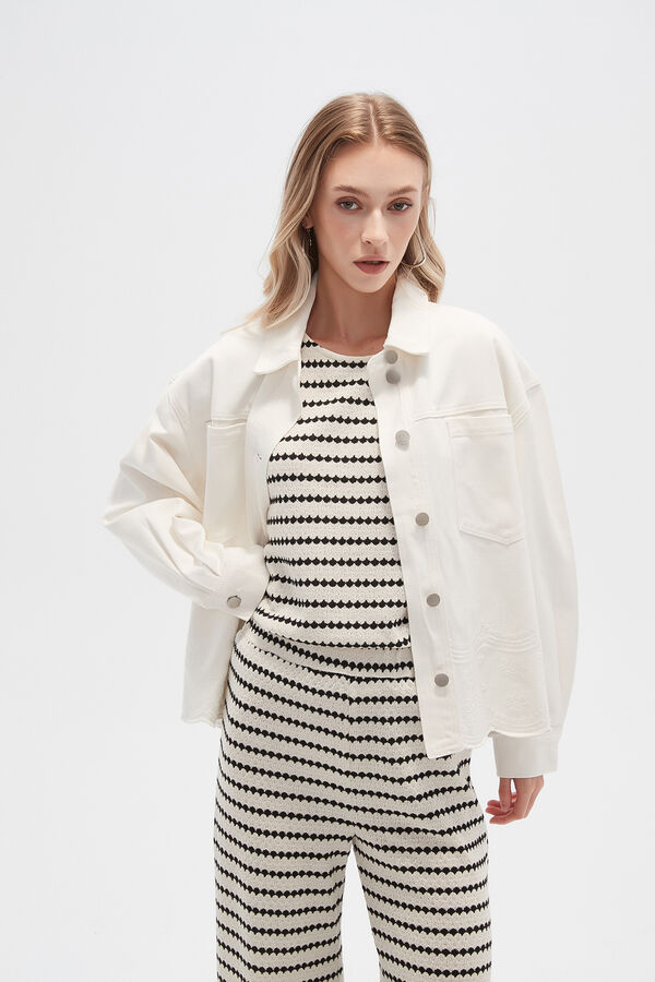 CAMPERA BIMES MARFIL  / OFF WHITE image number null