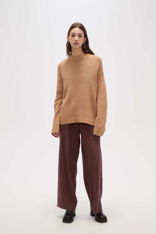 SWEATER SILICIA BEIGE OSCURO image number null