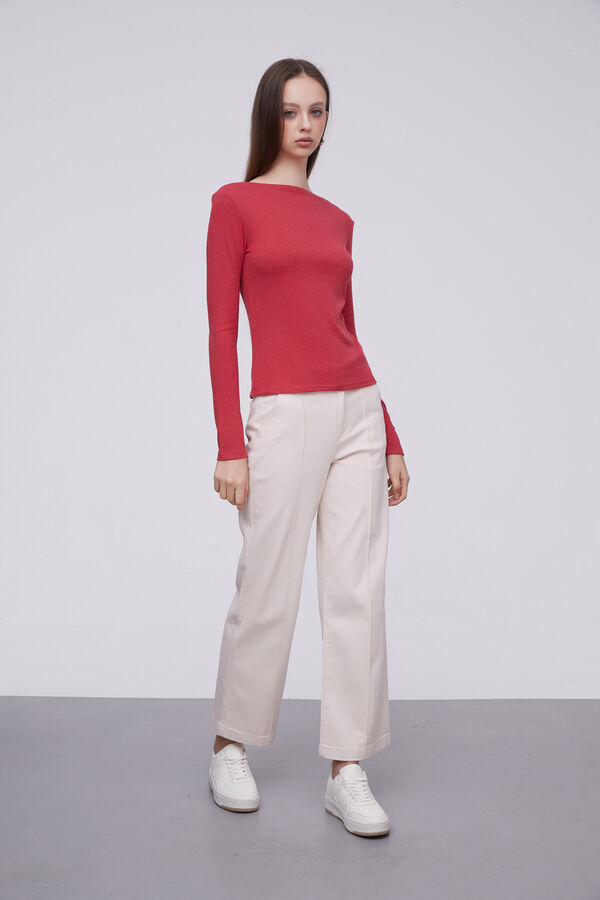 REMERA BILDEIN ROJO OSCURO image number null