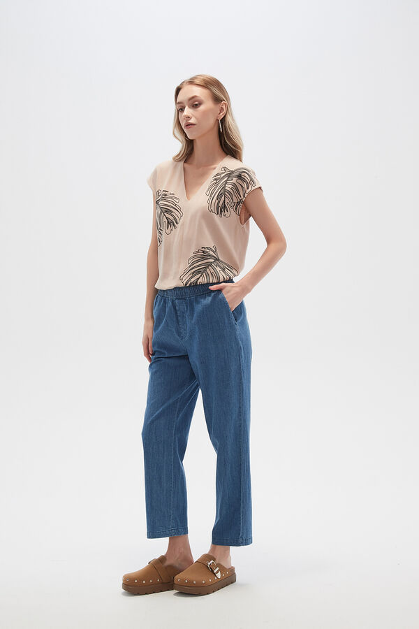 PANTALON LIRU AZUL MEDIO image number null