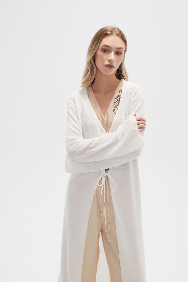 SACO AWIEKA MARFIL  / OFF WHITE image number null