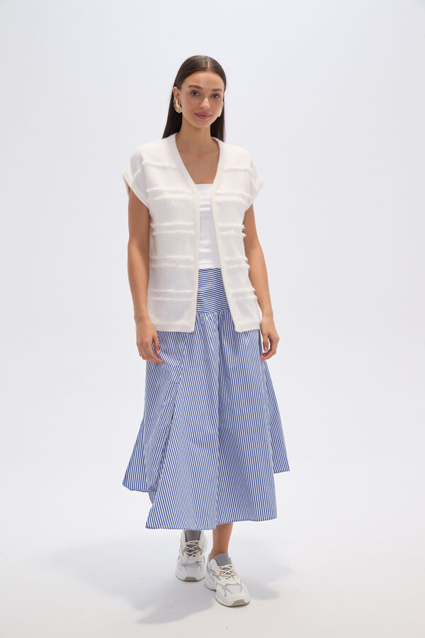 PONCHO PUNCHY MARFIL  / OFF WHITE image number null