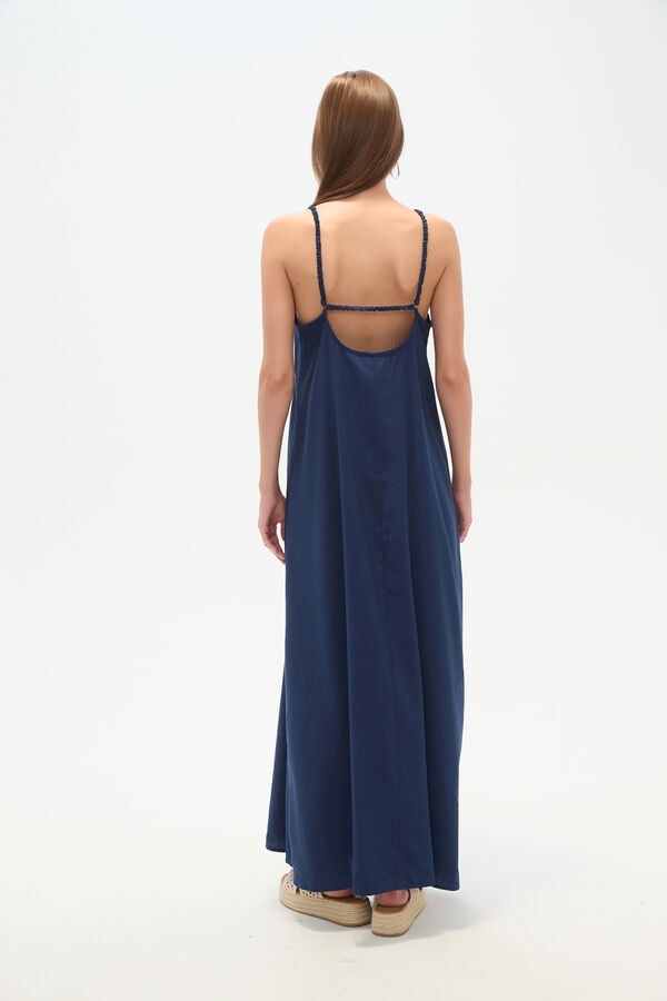 VESTIDO BANDO AZUL MARINO image number null