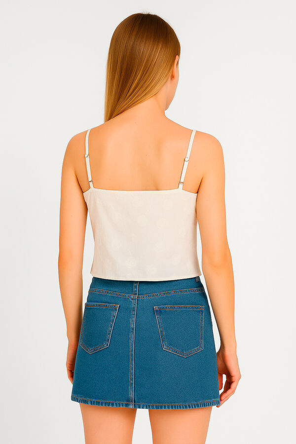 TOPS INDRA MARFIL  / OFF WHITE image number null