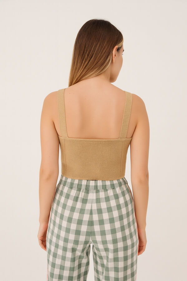 TOPS ZERO BEIGE image number null