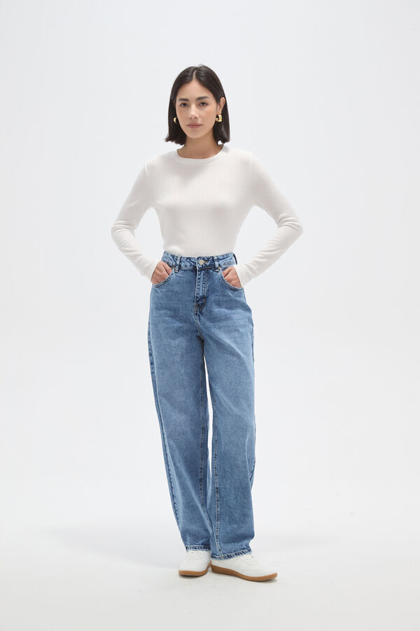 PANTALON ORLIN CELESTE GRISACEO image number null