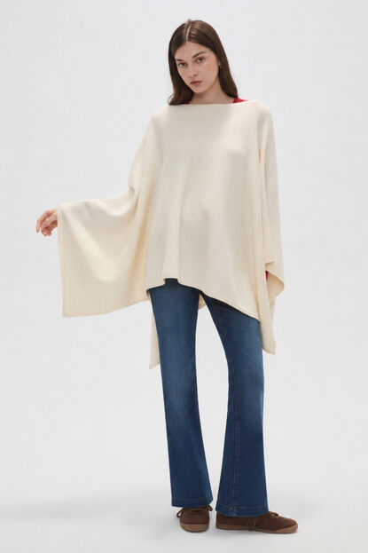 PONCHO SYLVA CRUDO / NATURAL image number null