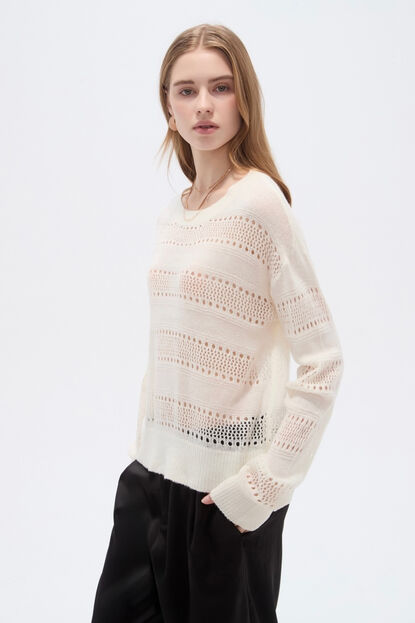 SWEATER TULOEK 70809 MARFIL  / OFF WHITE image number null