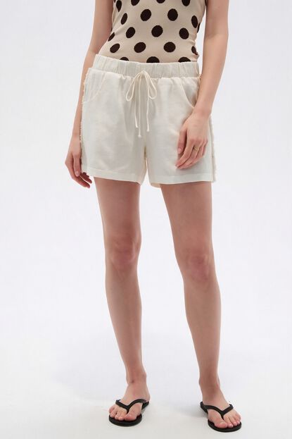 SHORT ALVIX 70809 MARFIL  / OFF WHITE image number null