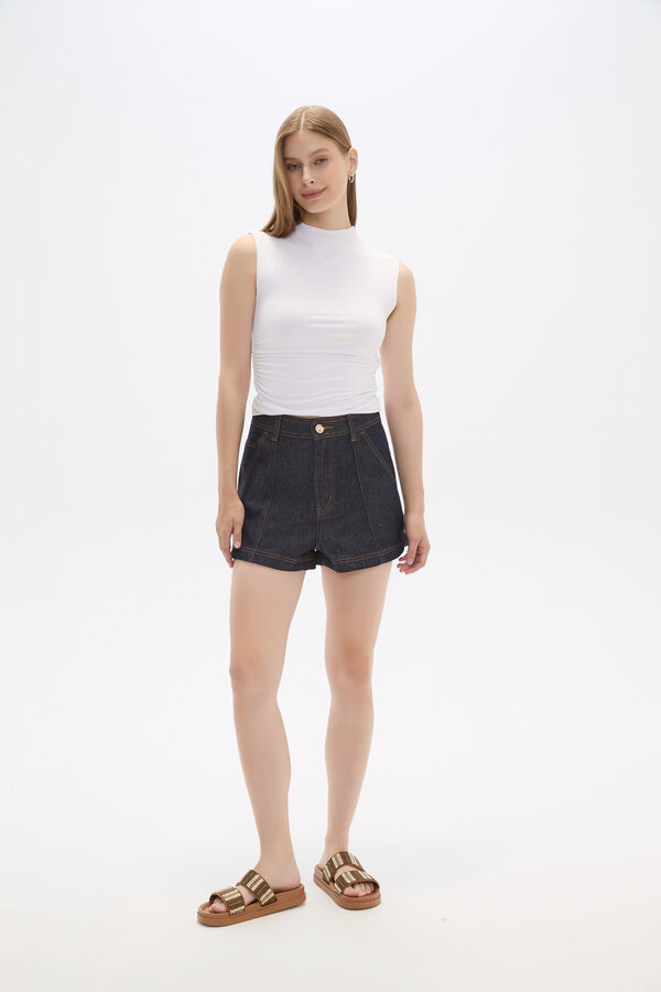 SHORT MIRNIA AZUL INDIGO image number null