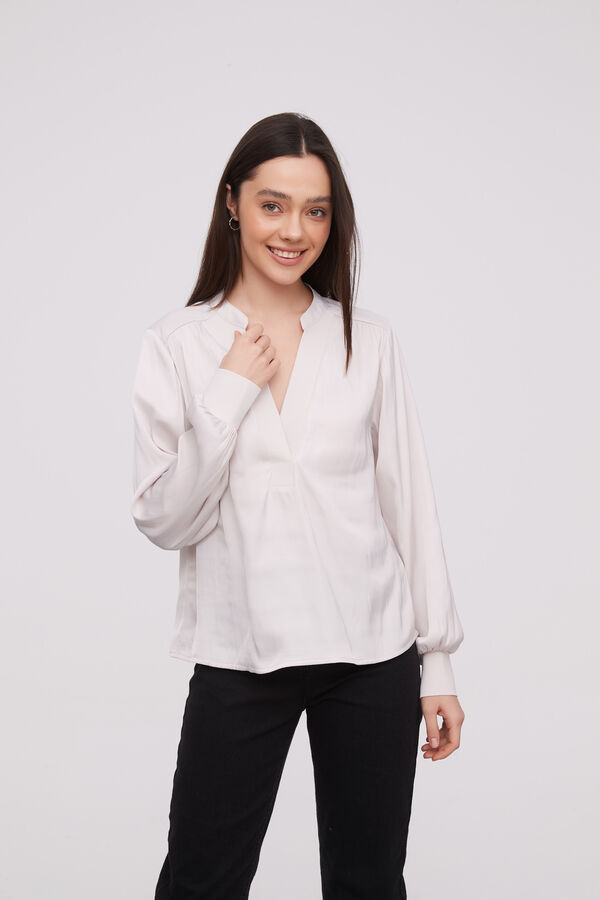 BLUSA CILENI CRUDO / NATURAL image number null