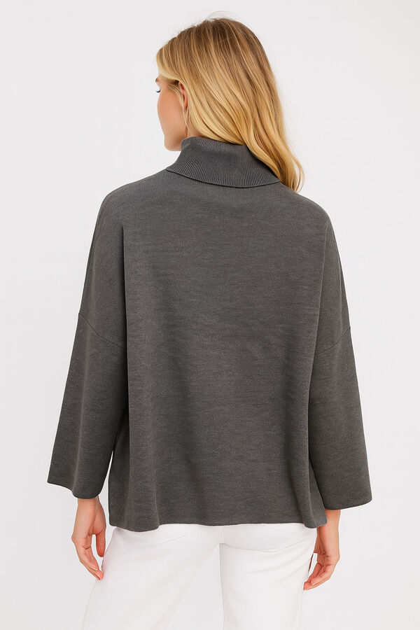 POLERA AVANT GRIS MELANGE OSCURO image number null