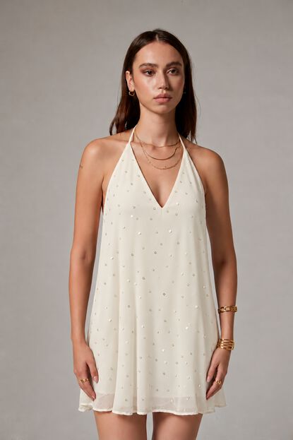 VESTIDO YAIRALI CRUDO / NATURAL image number null