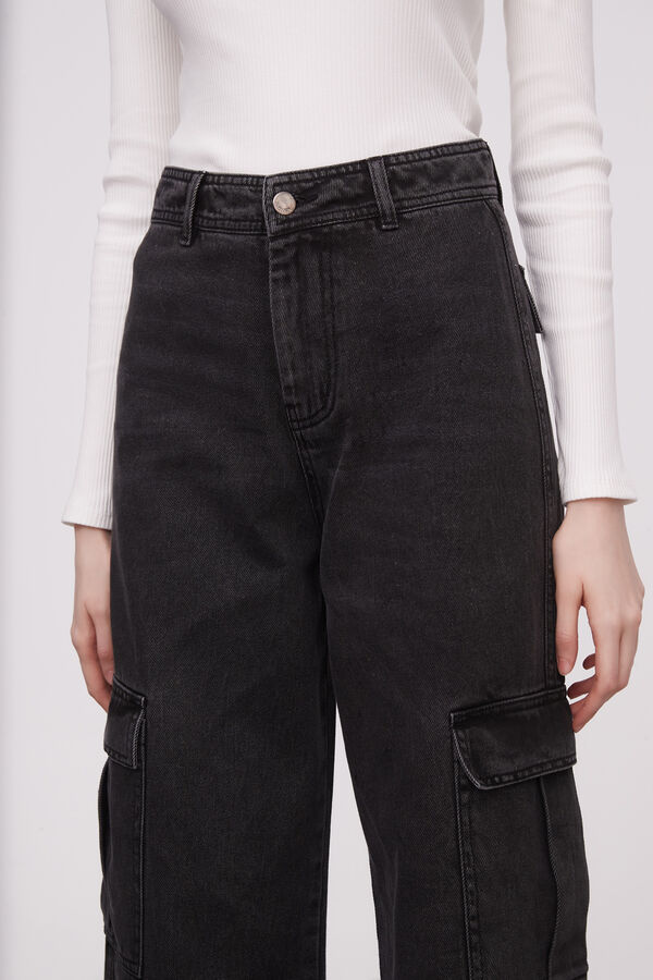 PANTALON YAZZ GRIS MEDIO image number null