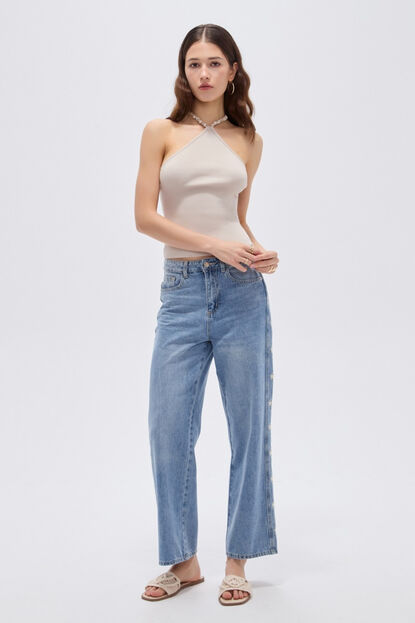 PANTALON ZILO 70607 AZUL MEDIO image number null