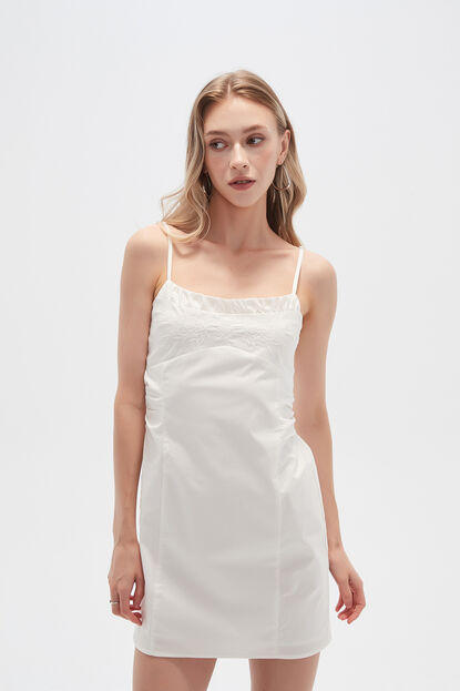 VESTIDO DOREX MARFIL  / OFF WHITE image number null