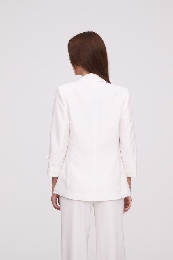CHALECO ETIQUETT MARFIL  / OFF WHITE image number null