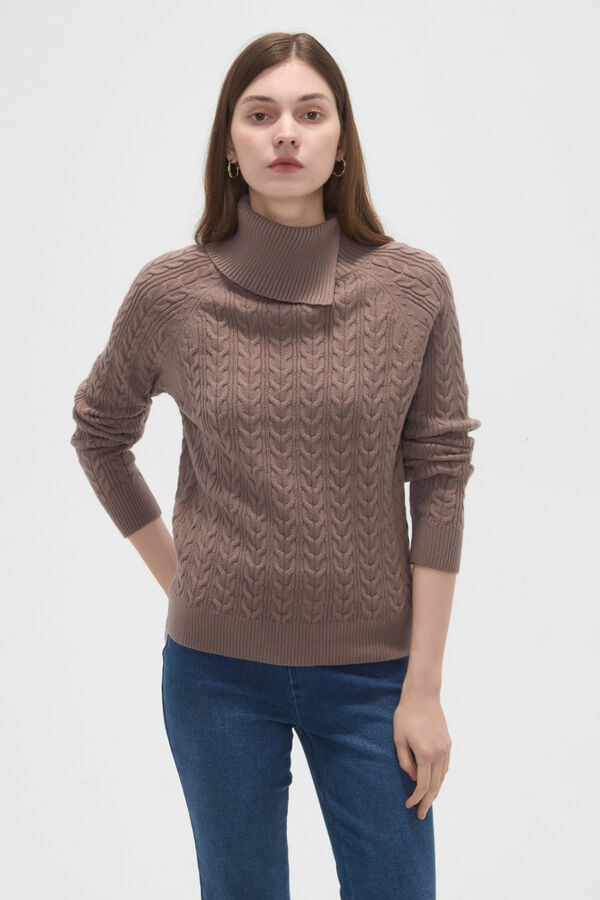 SWEATER AILARA TAUPE / MINK / VISON image number null