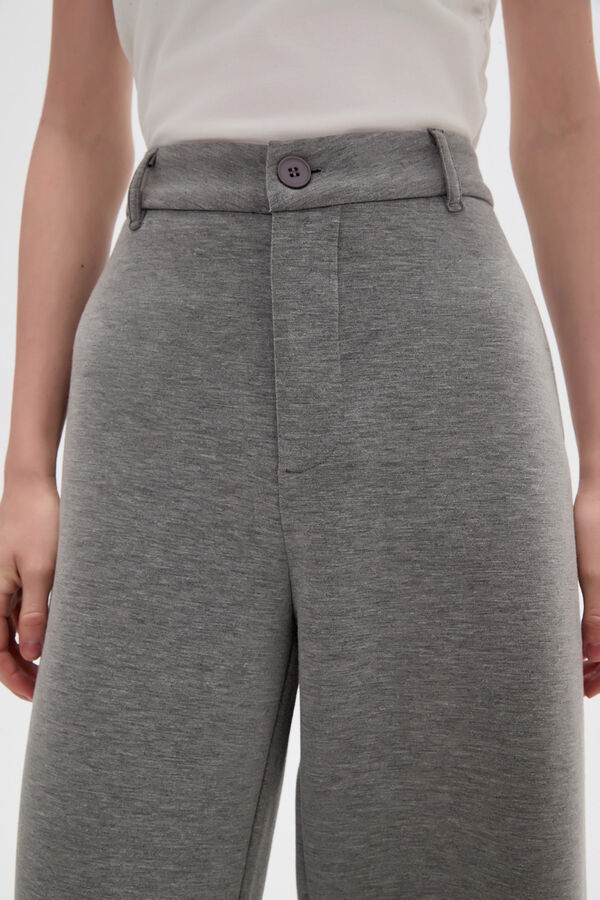 PANTALON CHANDLER GRIS MELANGE image number null
