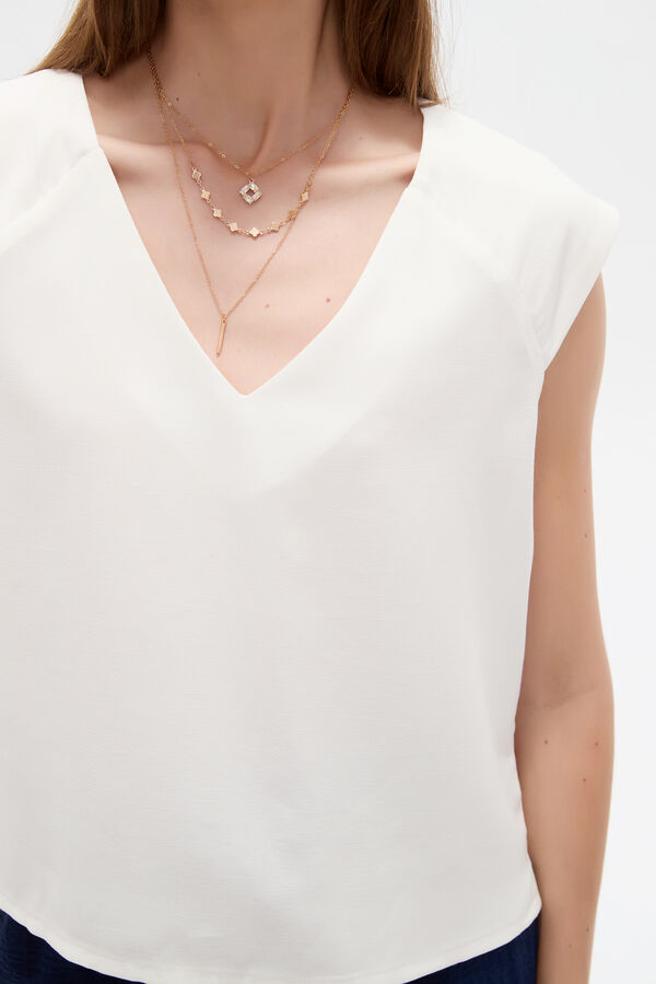 BLUSA ZUNEL 70607 MARFIL  / OFF WHITE image number null
