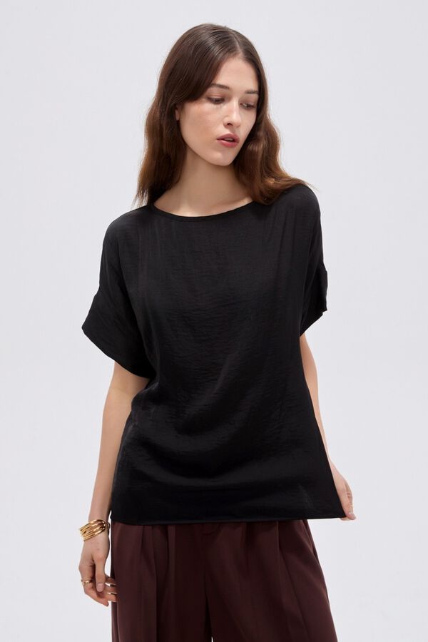 BLUSA BUREI 70809 NEGRO image number null