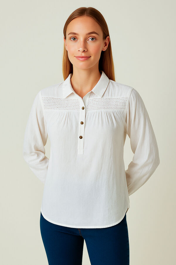 BLUSA MINGUI BLANCO image number null