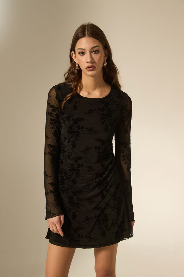 VESTIDO ERYNOR NEGRO image number null
