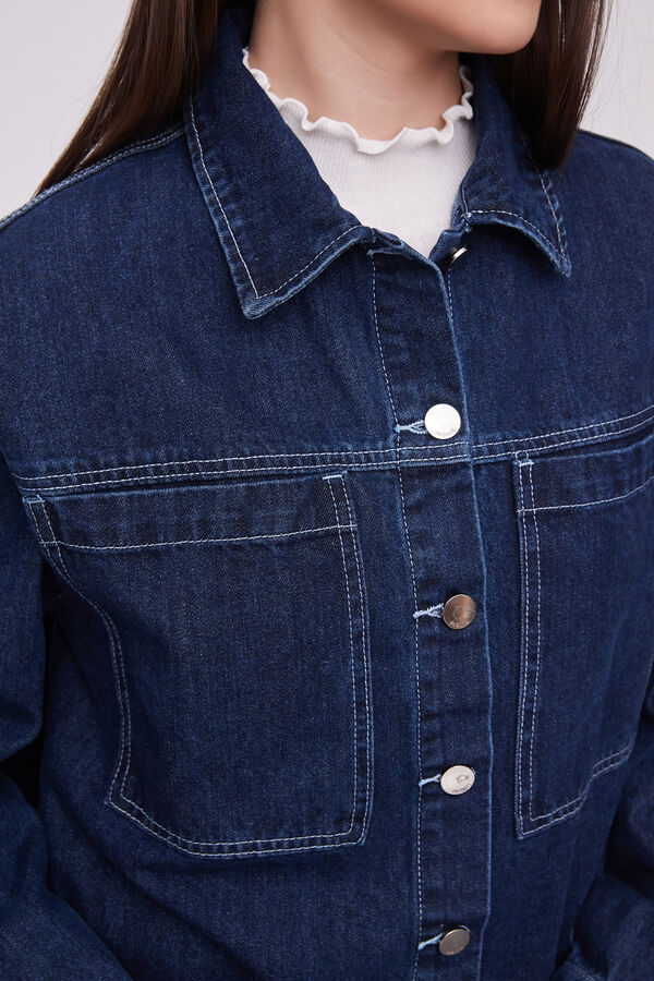 CAMPERA TEINA AZUL INDIGO image number null