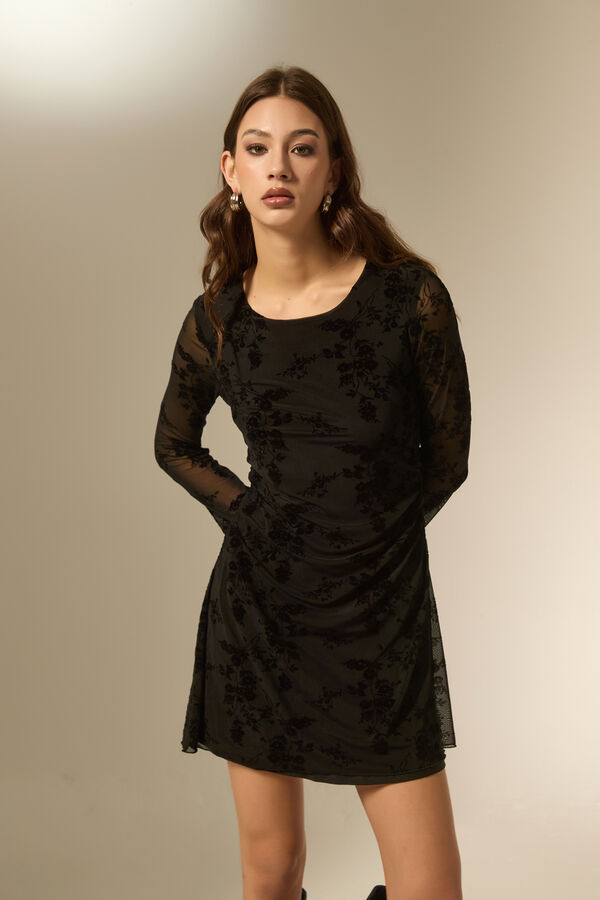 VESTIDO ERYNOR NEGRO image number null