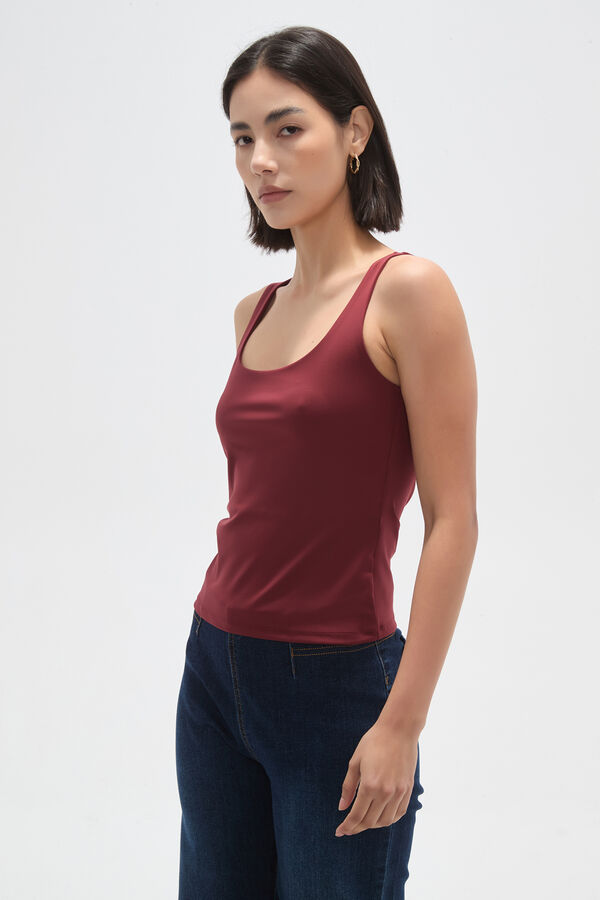 MUSCULOSA MINTAS BORDEAUX image number null