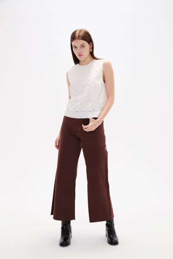 BLUSA RILIO MARFIL  / OFF WHITE image number null