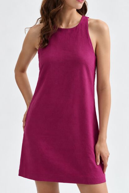 VESTIDO RISU 70809 FUCSIA OSCURO image number null