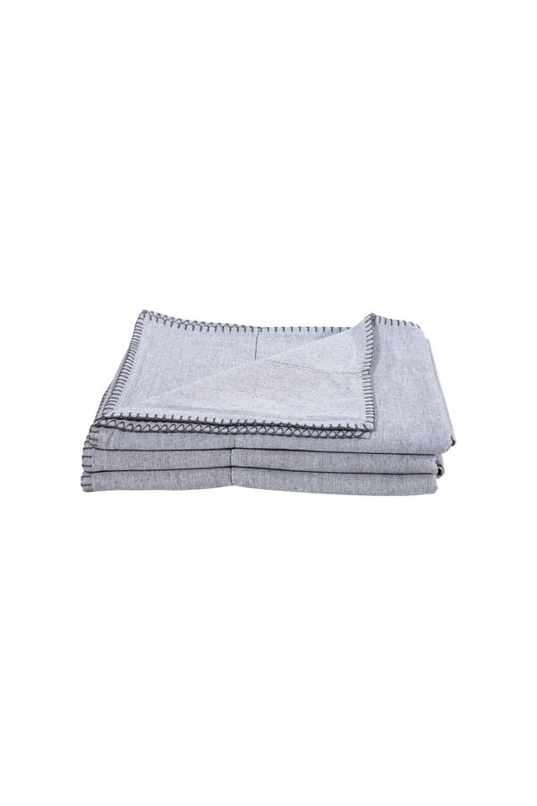 Mantel Damasia GRIS image number null